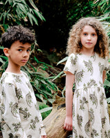 Organic Cotton Dress Lesser Antillean iguana