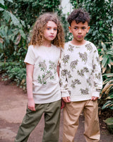 Organic Cotton Unisex Baby T-Shirt in Khaki