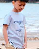 Organic Cotton T-Shirt Blue Whale