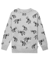 Children's Organic Cotton Sweatshirt Geometric Elephant