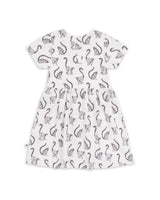 Back Flatlay Organic Cotton Baby Dress for Girls