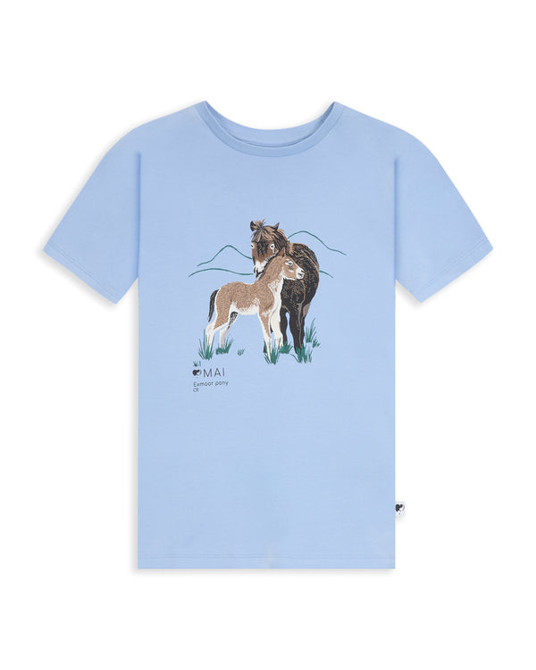 Organic Cotton T-Shirt Exmoor Ponies