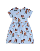 Organic Cotton Dress Exmoor Ponies