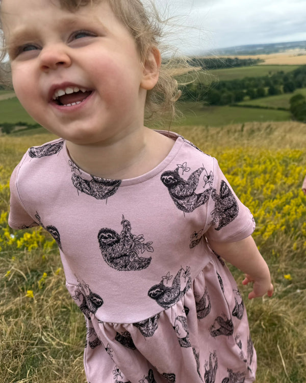Organic Cotton Dress Sloth