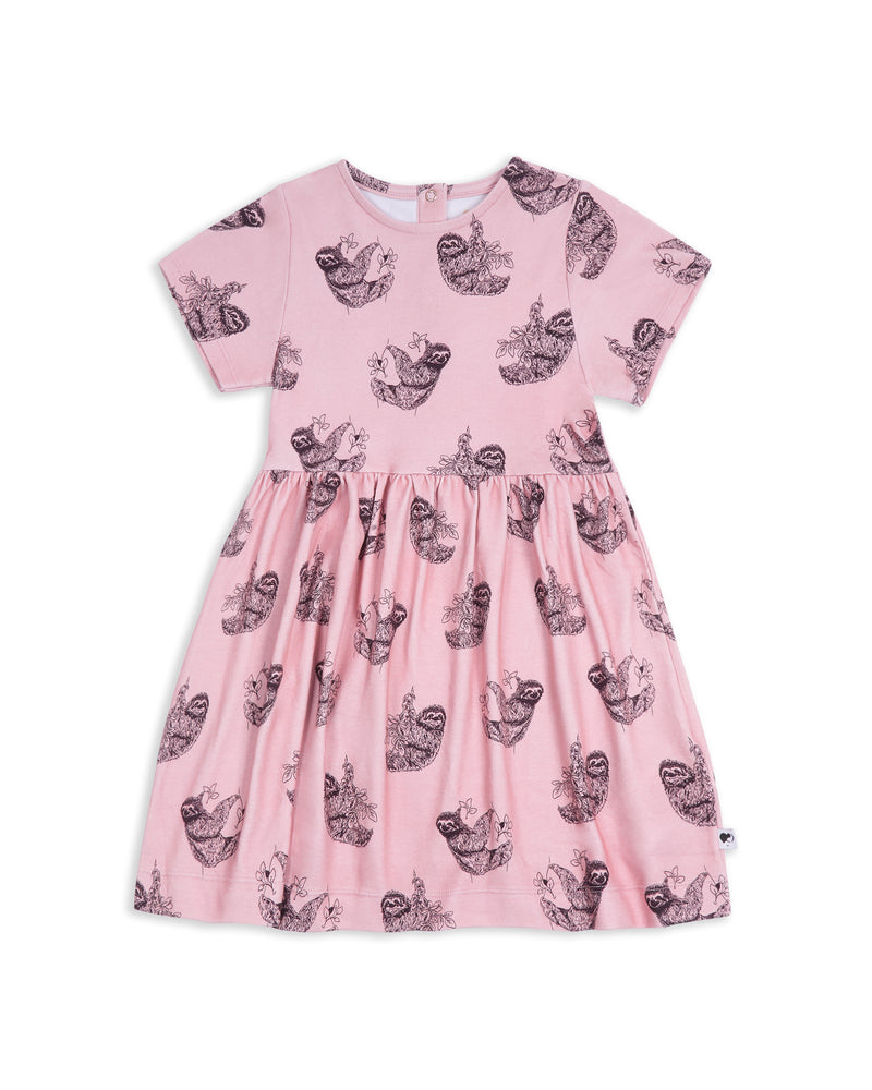 Organic Cotton Dress Sloth