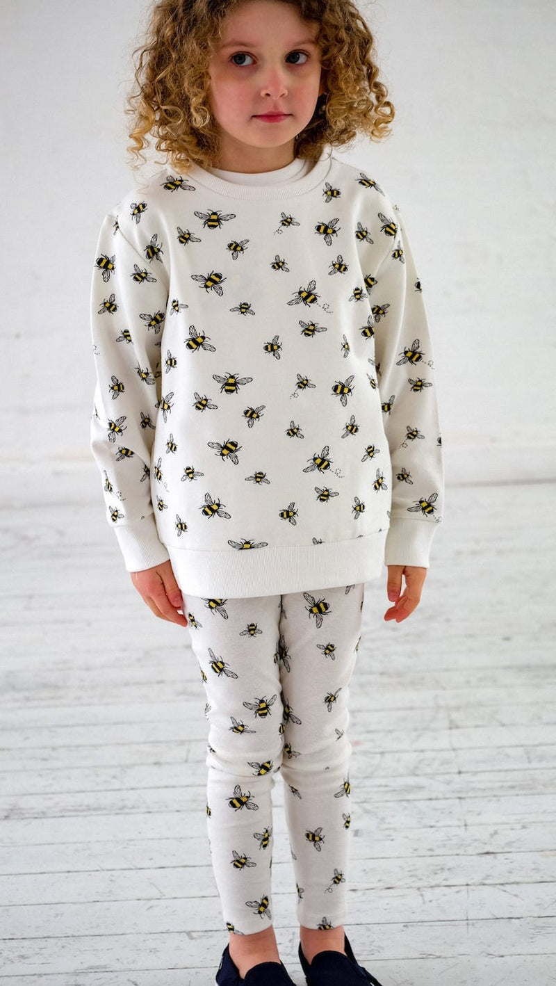 Children's Organic Cotton Sweatshirt Bumble Bee